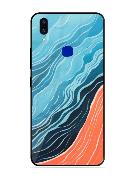 Oceanic Divide Glossy Soft Edge Case for Vivo V9 Pro