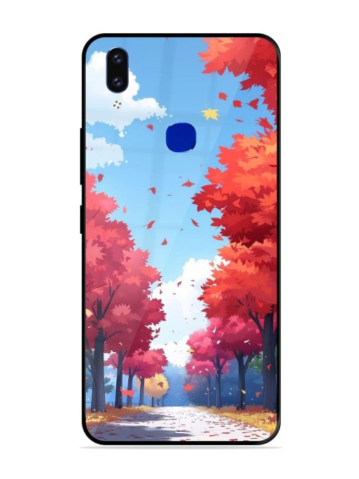 Autumn'S Embrace Glossy Soft Edge Case for Vivo V9 Pro