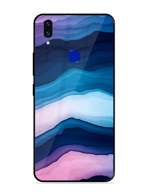 Oceanic Layers Glossy Soft Edge Case for Vivo V9 Pro