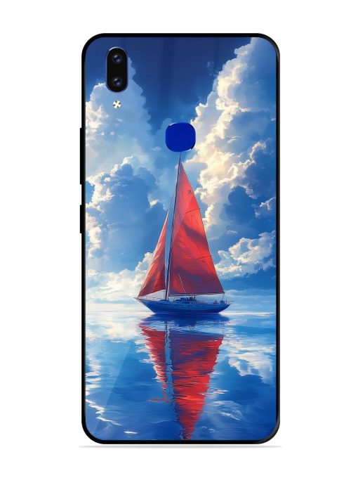 Crimson Sails Glossy Soft Edge Case for Vivo V9 Pro