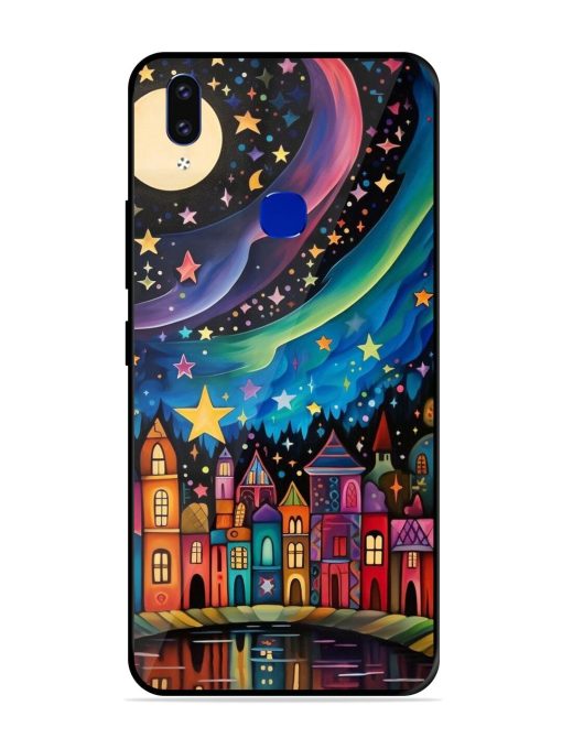 Starlit Village Glossy Soft Edge Case for Vivo V9 Pro