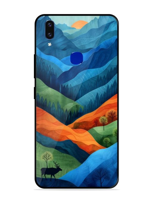 Layers Of The Land Glossy Soft Edge Case for Vivo V9 Pro