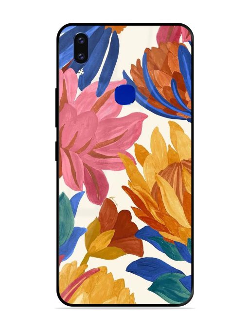 Blooming Tapestry Glossy Soft Edge Case for Vivo V9 Pro