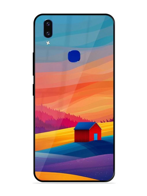 Sunset Solitude Glossy Soft Edge Case for Vivo V9 Pro