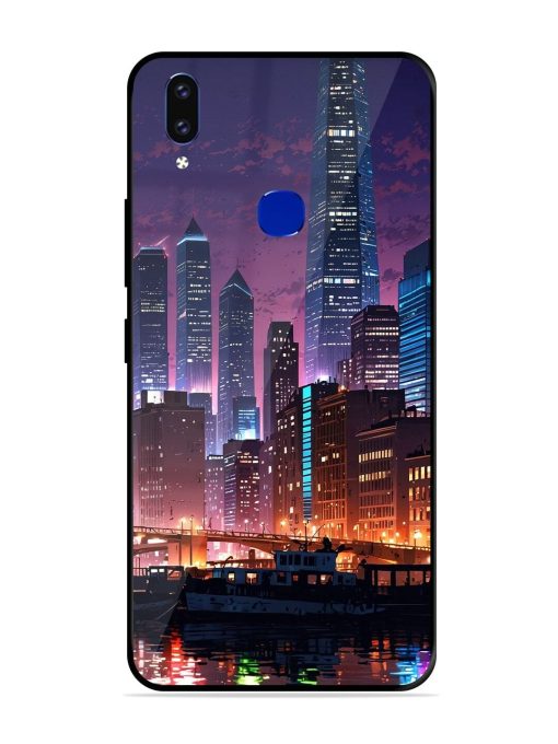 Neon Nightscape Glossy Soft Edge Case for Vivo V9 Pro