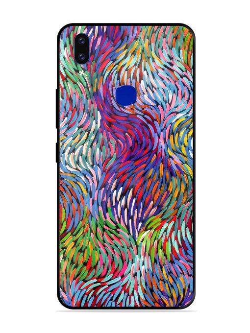 Vibrant Waves Glossy Soft Edge Case for Vivo V9 Pro