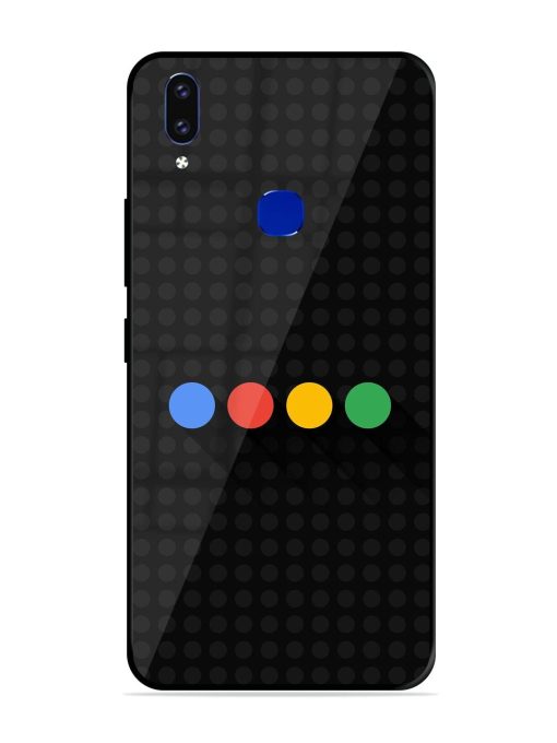 Google Dots Glossy Soft Edge Case for Vivo V9 Pro