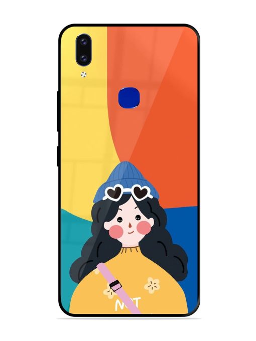 Colorful Vibes Glossy Soft Edge Case for Vivo V9 Pro