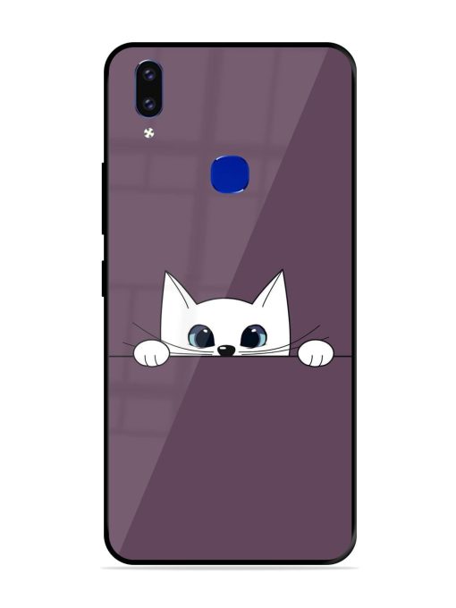 Peek-A-Boo Kitty Glossy Soft Edge Case for Vivo V9 Pro