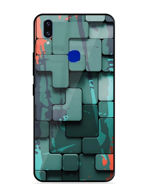 Abstract Geometric Mosaic Glossy Soft Edge Case for Vivo V9 Pro