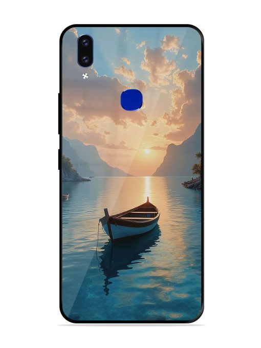 Serene Sunset Glossy Soft Edge Case for Vivo V9 Youth