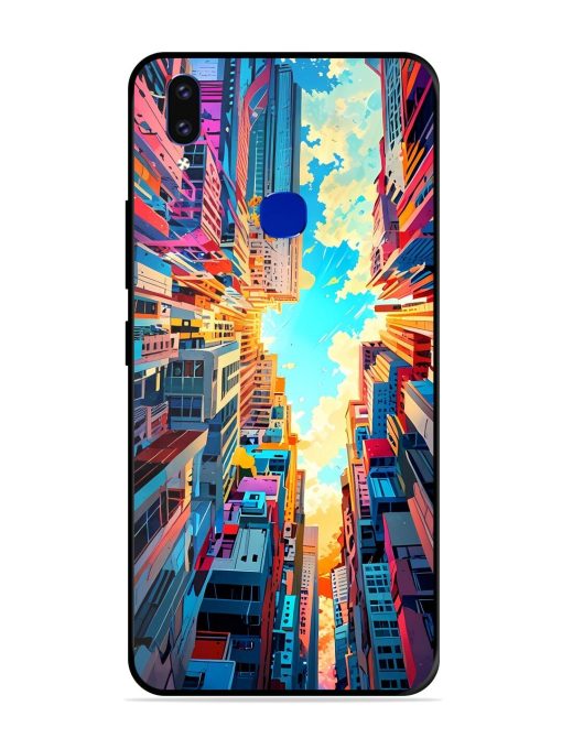 Skyward City Glossy Soft Edge Case for Vivo V9 Youth