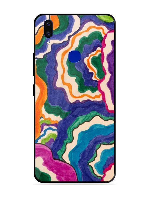 Wavy Wonder Glossy Soft Edge Case for Vivo V9 Youth