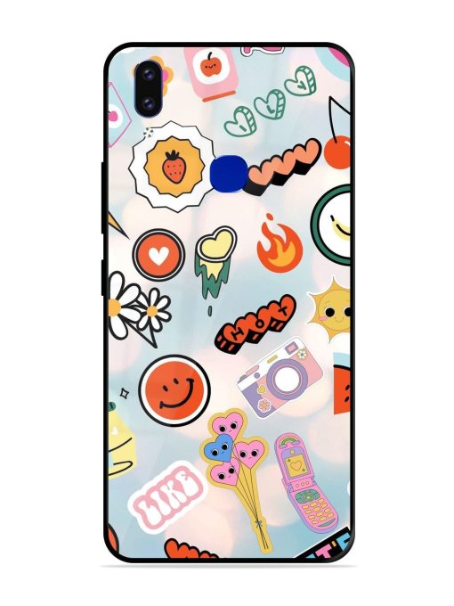 Cheerful Glossy Soft Edge Case for Vivo V9 Youth