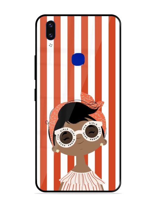 Girls Just Wanna Have Fun Glossy Soft Edge Case for Vivo V9 Youth