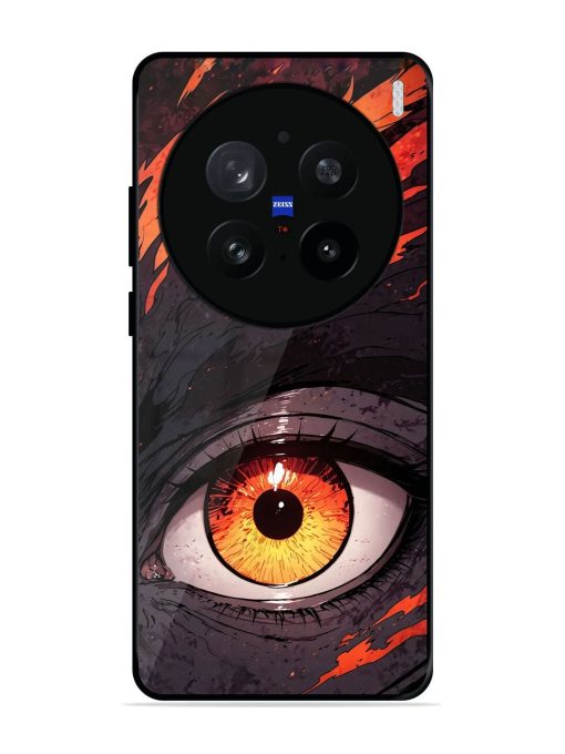 Inferno Gaze Glossy Soft Edge Case for Vivo X200 Pro (5G)