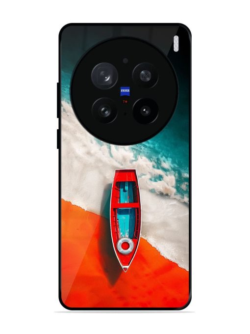 Crimson Tide Glossy Soft Edge Case for Vivo X200 Pro (5G)