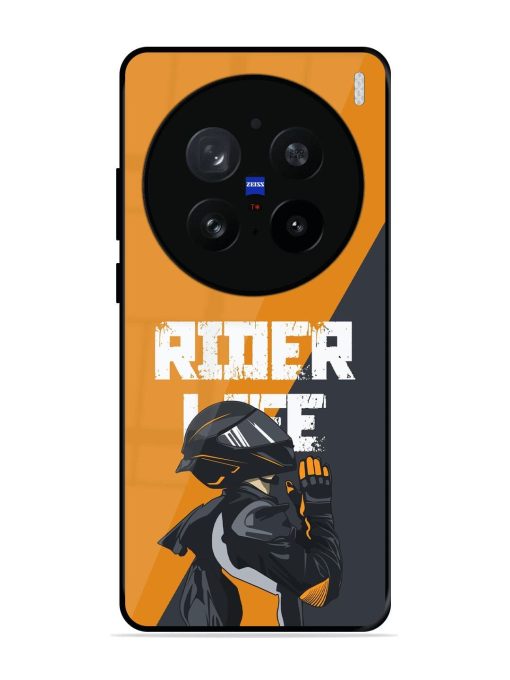 Ride Never Ends Glossy Soft Edge Case for Vivo X200 Pro (5G)