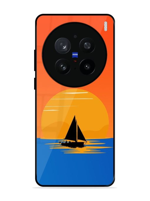 Sunset Sail Glossy Soft Edge Case for Vivo X200 Pro (5G)