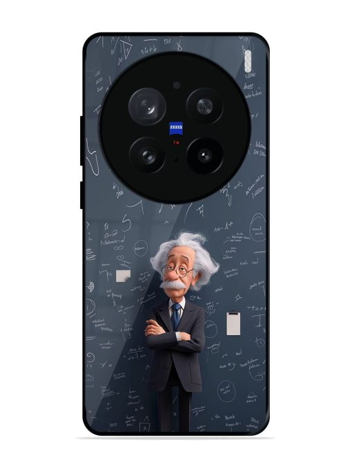 Albert Einstein Glossy Soft Edge Case for Vivo X200 Pro (5G)