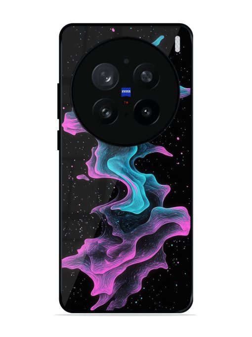 Cosmic Currents Glossy Soft Edge Case for Vivo X200 Pro (5G)