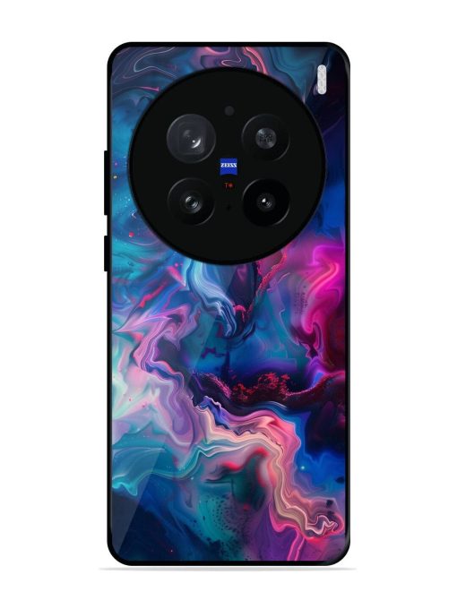 Cosmic Swirl Glossy Soft Edge Case for Vivo X200 Pro (5G)