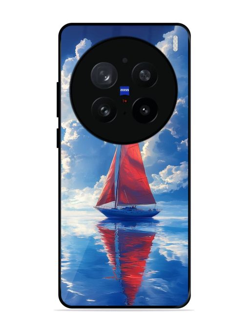 Crimson Sails Glossy Soft Edge Case for Vivo X200 Pro (5G)