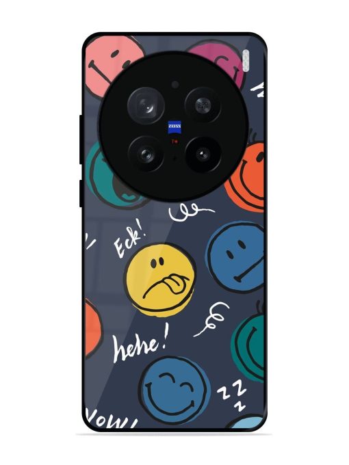 Emoticon Parade Glossy Soft Edge Case for Vivo X200 Pro (5G)