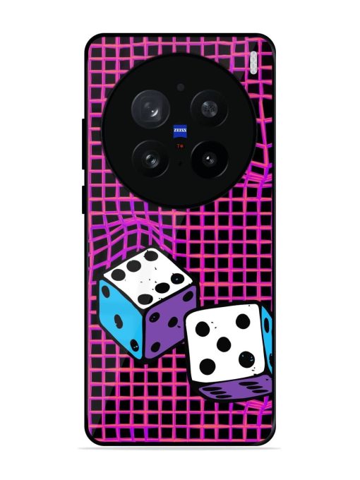 Glitched Dice Glossy Soft Edge Case for Vivo X200 Pro (5G)