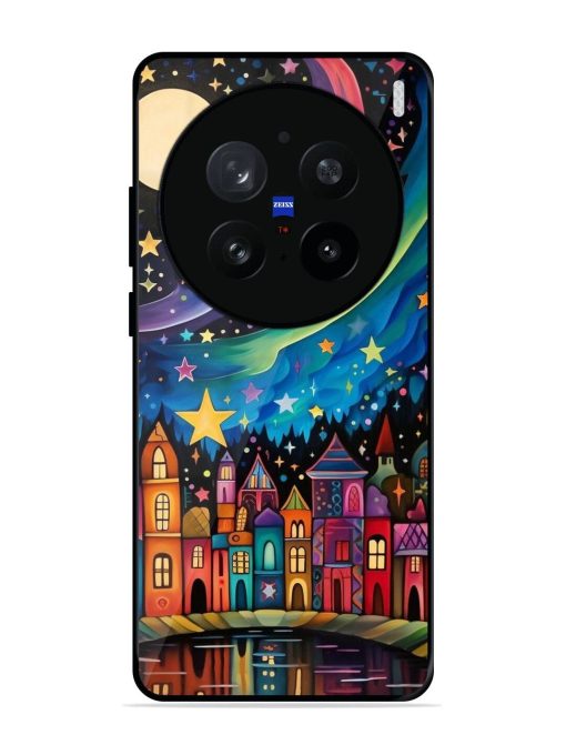 Starlit Village Glossy Soft Edge Case for Vivo X200 Pro (5G)