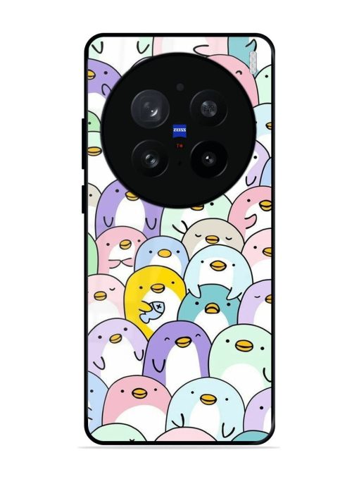 Penguin Party Glossy Soft Edge Case for Vivo X200 Pro (5G)