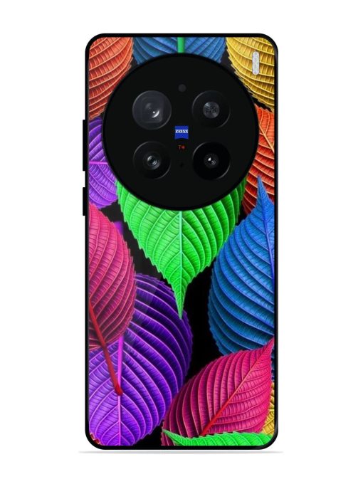 Rainbow Leaf Symphony Glossy Soft Edge Case for Vivo X200 Pro (5G)