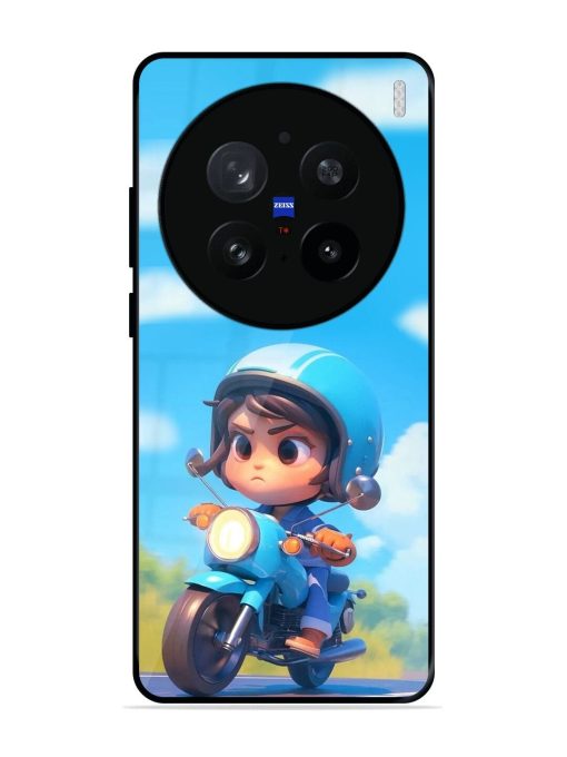 Little Rider Glossy Soft Edge Case for Vivo X200 Pro (5G)