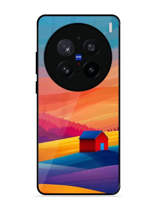 Sunset Solitude Glossy Soft Edge Case for Vivo X200 Pro (5G)