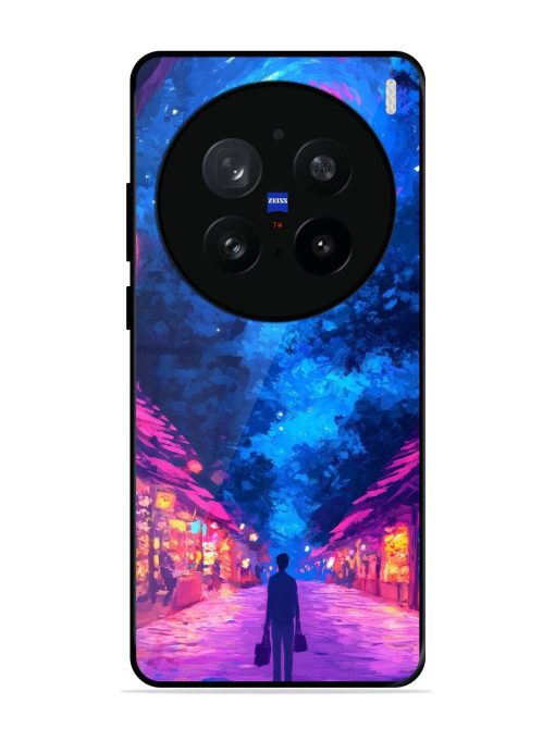 Neon Nightscape Glossy Soft Edge Case for Vivo X200 Pro (5G)