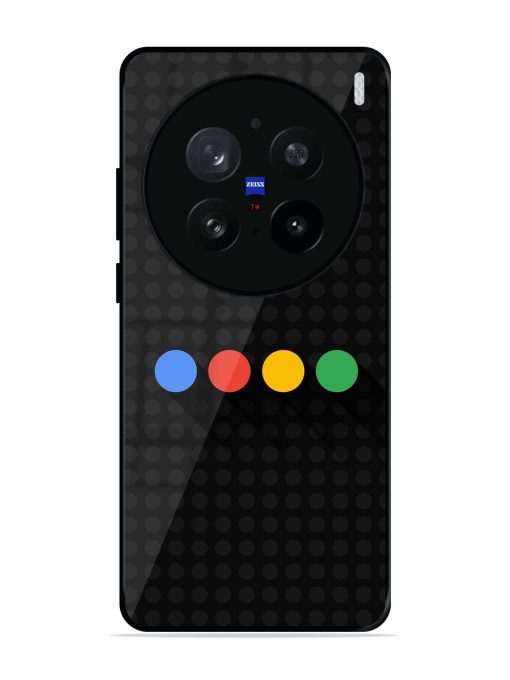 Google Dots Glossy Soft Edge Case for Vivo X200 Pro (5G)