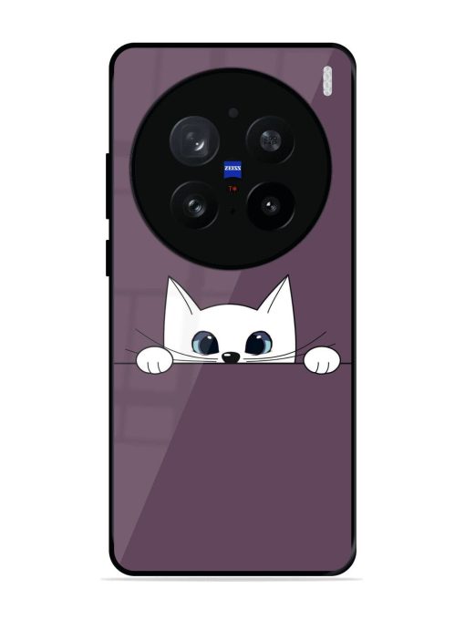 Peek-A-Boo Kitty Glossy Soft Edge Case for Vivo X200 Pro (5G)