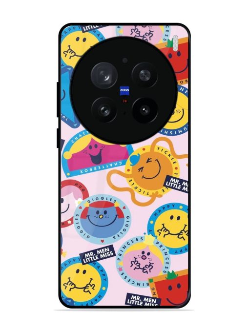 Whimsical Mr. Men & Little Miss Glossy Soft Edge Case for Vivo X200 Pro (5G)