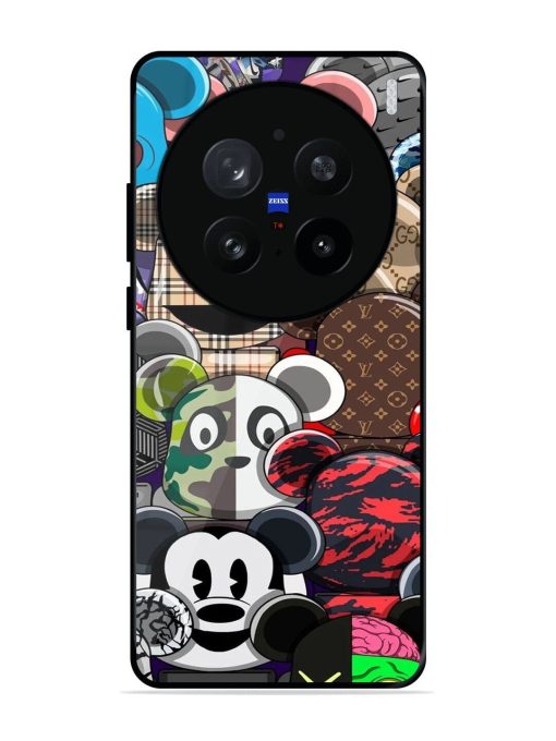 Streetwear Bearbrick Extravaganza Glossy Soft Edge Case for Vivo X200 Pro (5G)