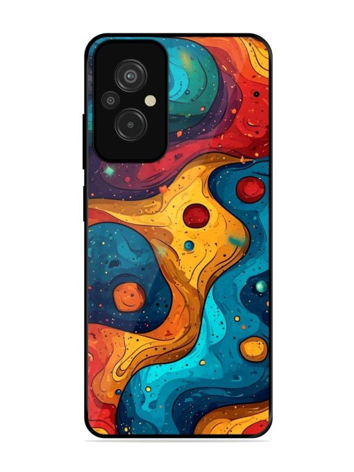 Cosmic Swirl Glossy Soft Edge Case for Xiaomi Redmi 11 Prime (4G)