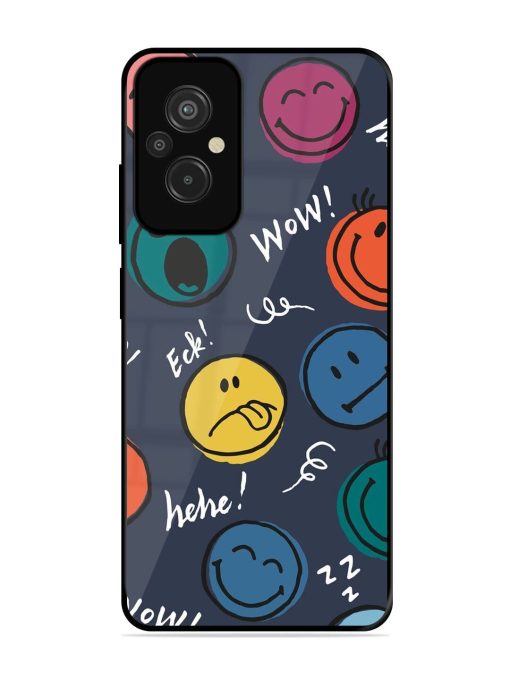 Emoticon Parade Glossy Soft Edge Case for Xiaomi Redmi 11 Prime (4G)