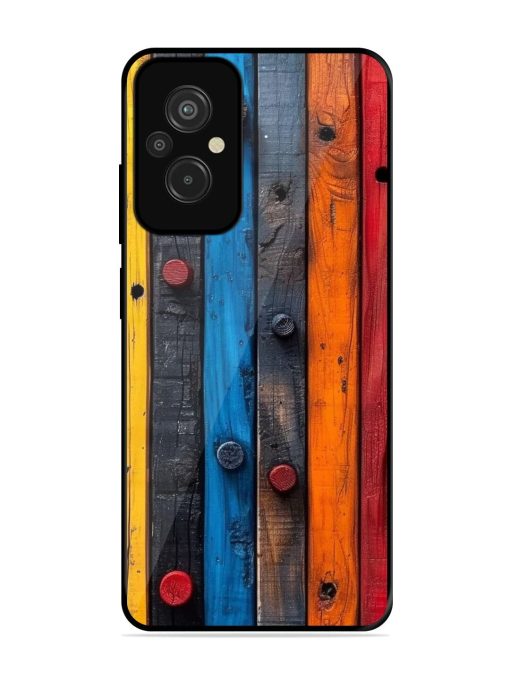 Rainbow Plank Glossy Soft Edge Case for Xiaomi Redmi 11 Prime (4G)