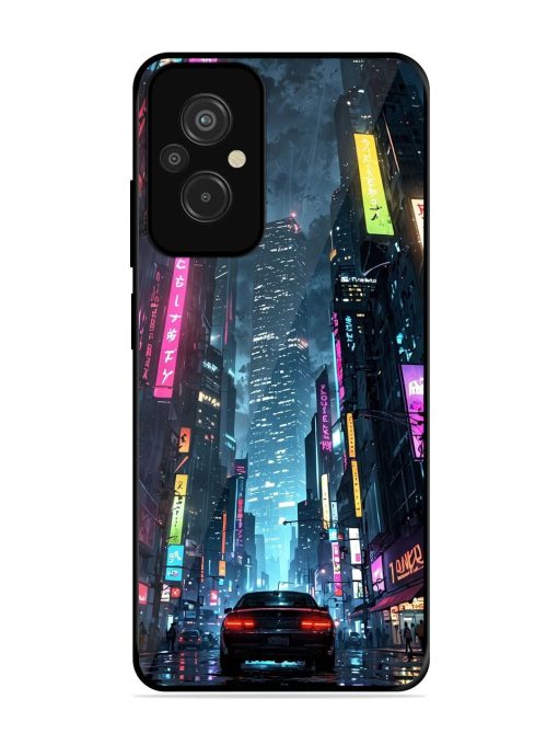 Neon Nightscape Glossy Soft Edge Case for Xiaomi Redmi 11 Prime (4G)