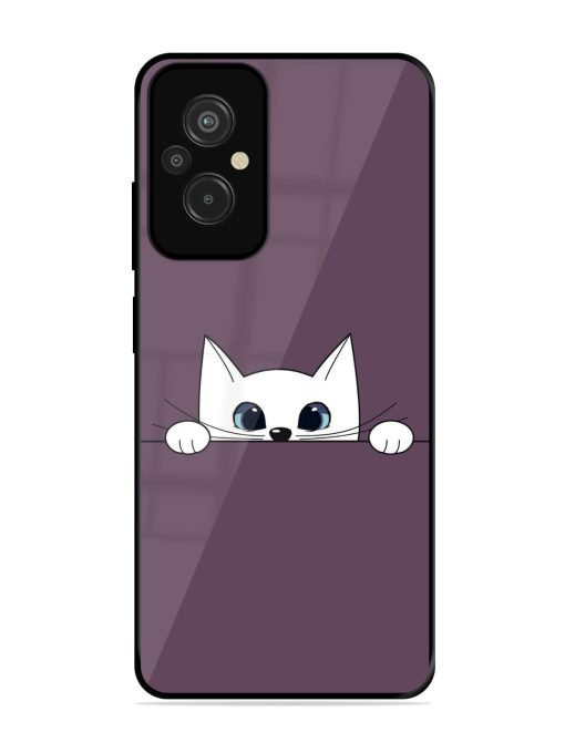 Peek-A-Boo Kitty Glossy Soft Edge Case for Xiaomi Redmi 11 Prime (4G)