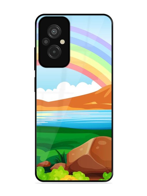 Rainbow Over The Lake Glossy Soft Edge Case for Xiaomi Redmi 11 Prime (4G)