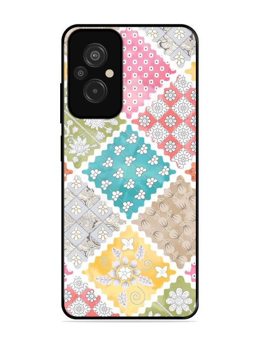 Patchwork Dreamscape Glossy Soft Edge Case for Xiaomi Redmi 11 Prime (4G)