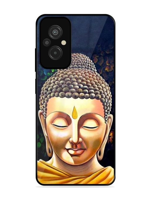 Buddha Face Glossy Soft Edge Case for Xiaomi Redmi 11 Prime (4G)