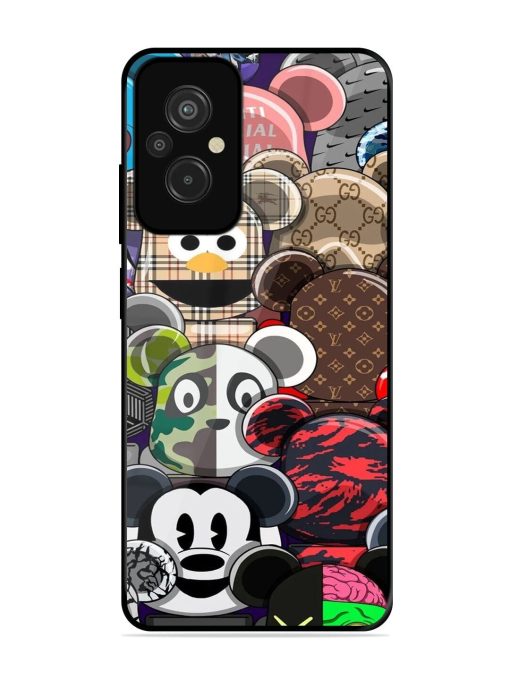 Streetwear Bearbrick Extravaganza Glossy Soft Edge Case for Xiaomi Redmi 11 Prime (4G)