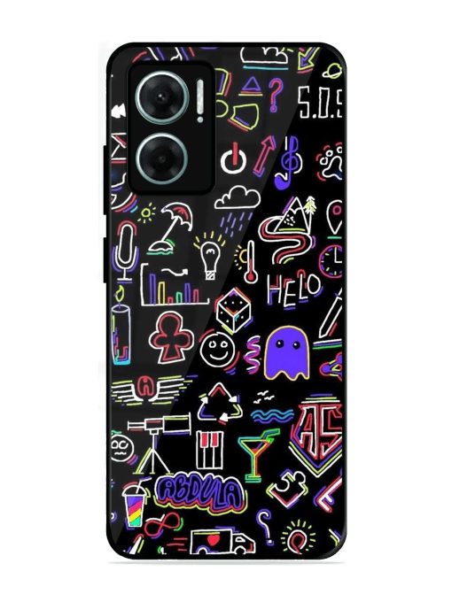 Neon Doodle Glossy Soft Edge Case for Xiaomi Redmi 11 Prime (5G)