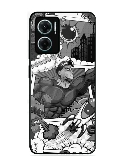 Comic Book Chaos Glossy Soft Edge Case for Xiaomi Redmi 11 Prime (5G)